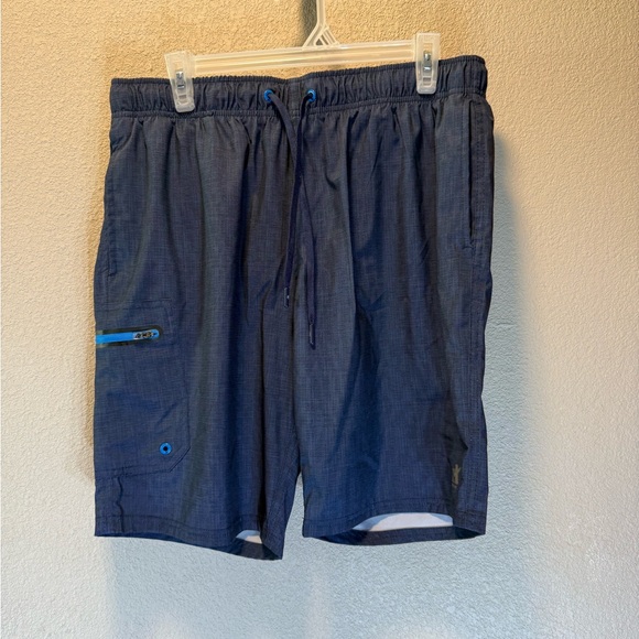 ZeroXposur Men's Blue Hybrid Shorts - Picture 1 of 4